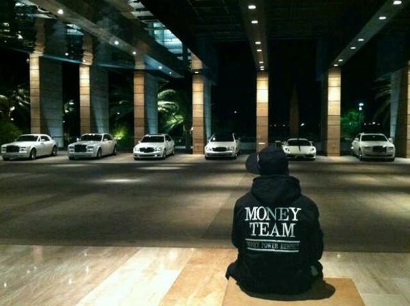 Floyd Mayweather and his fleet of cars